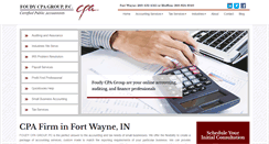 Desktop Screenshot of foudycpa.com